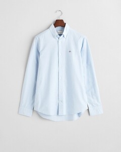 Gant Uni Color Slim Stretch Oxford Button-Down Shirt Light Blue