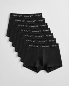 Gant Uni Color Trunk 7Pack Underwear Black