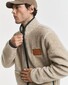Gant Uni Color Warm Wool Fleece Cardigan Oat Melange