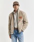 Gant Uni Color Warm Wool Fleece Vest Oat Melange
