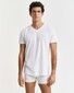 Gant Uni Cotton V-Neck 2Pack T-Shirt Wit