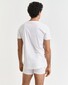 Gant Uni Cotton V-Neck 2Pack T-Shirt Wit
