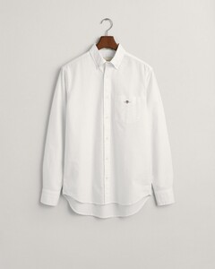 Gant Uni Oxford Button Down Overhemd Wit