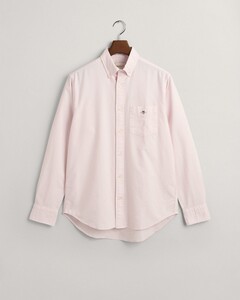 Gant Uni Oxford Button Down Overhemd Zacht Roze