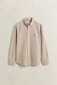 Gant Uni Oxford Button Down Shirt Light Taupe