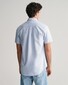 Gant Uni Oxford Button Down Short Sleeve Overhemd Licht Blauw