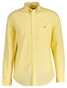 Gant Uni Poplin Button Down Overhemd Banana Yellow