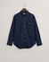 Gant Uni Poplin Button Down Overhemd Marine