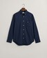 Gant Uni Poplin Button Down Overhemd Marine