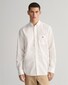 Gant Uni Poplin Button Down Overhemd Wit