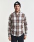 Gant Windblown Flanel Check Button-Down Overhemd Cream