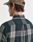 Gant Windblown Flanel Check Button-Down Overhemd Tartan Green