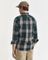 Gant Windblown Flanel Check Button-Down Overhemd Tartan Green