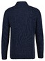 Gant Wool Blend Mouliné Shawl Collar Trui Dark Navy Melange