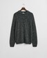 Gant Wool Blend Neps Crew Neck Trui Antraciet