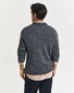 Gant Wool Blend Neps Crew Neck Trui Antraciet