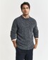 Gant Wool Blend Neps Crew Neck Trui Antraciet