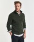 Gant Wool Blend Neps Half Buttoned Trui Country Green