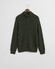 Gant Wool Blend Neps Half Buttoned Trui Country Green