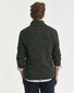 Gant Wool Blend Neps Half Buttoned Trui Country Green