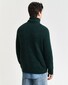 Gant Wool Blend Rollneck Trui Tartan Green