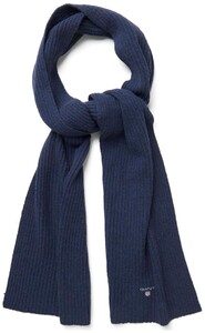 Gant Wool Knit Scarf Navy