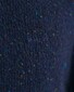 Gant Wool Neps Ronde Hals Lamswol Mix Trui Avond Blauw