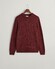 Gant Wool Neps Ronde Hals Lamswol Mix Trui Plumped Red