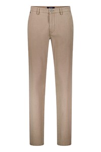 Gardeur Benito Authentic Chino Look Fine Texture Comfort Stretch Broek Licht Camel