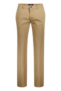 Gardeur Benito Authentic Chino Look Structure Weave Comfort Stretch Broek Camel