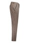 Gardeur Benito Authentic Chino Look Structure Weave Comfort Stretch Broek Donker Taupe