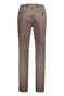 Gardeur Benito Authentic Chino Look Structure Weave Comfort Stretch Broek Donker Taupe