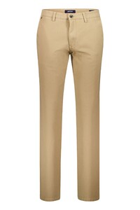 Gardeur Benito Comfort Stretch Soft Touch Basketweave Texture Broek Zand