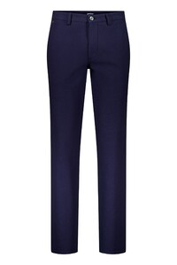 Gardeur Benito Duo Color Fine Texture Soft Touch Comfort Stretch Broek Dark Marine
