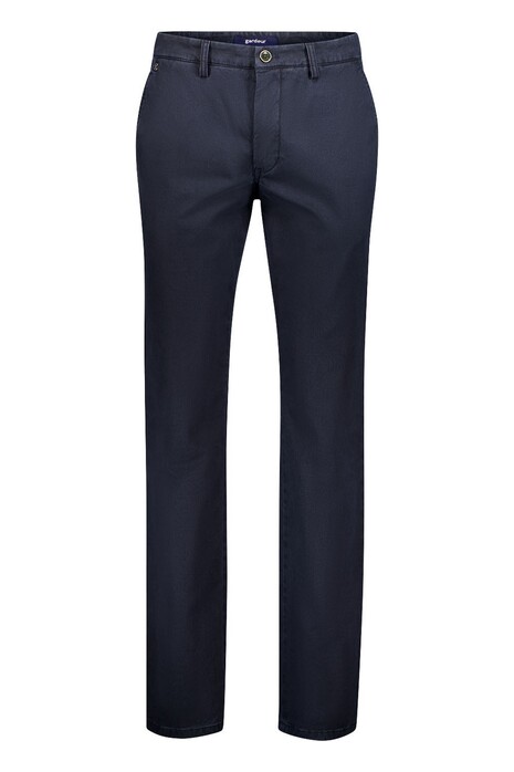 Gardeur Benito Iconic Khakis Comfort Stretch Subtle Wash-Out Effects Broek Dark Marine