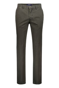 Gardeur Benito Iconic Khakis Comfort Stretch Subtle Wash-Out Effects Pants Dark Green