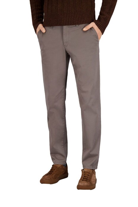 Gardeur Benito Modern Broek Donker Beige