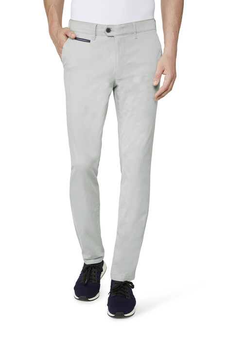 Gardeur Benny-3 Cottonflex 4Nature Organic Soft Cotton Max Comfort Broek Licht Grijs