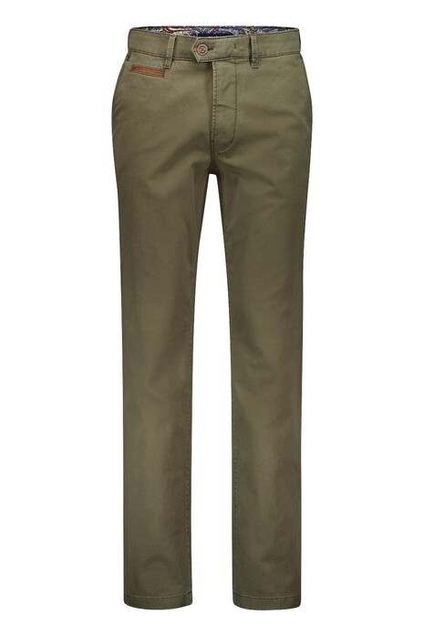 Gardeur Benny-3 Cottonflex All Day Essential Broek Dusty Olive