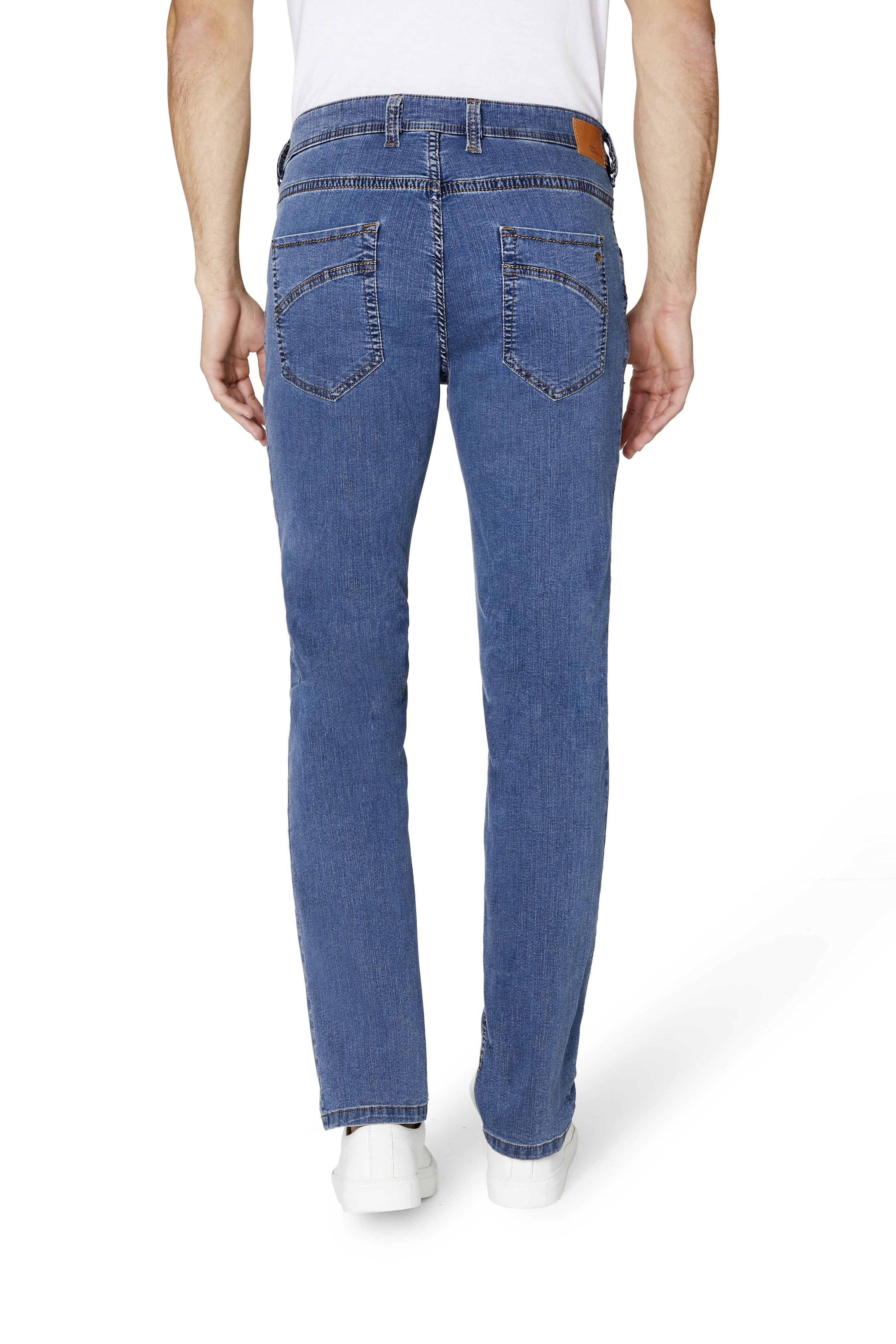 Gardeur Bill-19 AirTrip Denim Jeans Stone Blue | Jan Rozing Men's Fashion