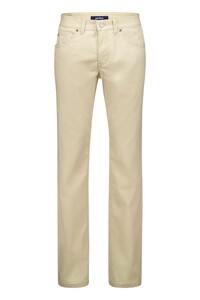 Gardeur Bill-3 Texture Délavé Effect Comfort Stretch Tencel Blend Broek Zand