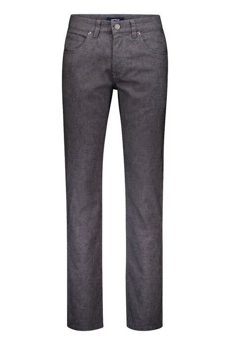 Gardeur Bill 5-Pocket Wool Look Soft Feel Easy Care Business Hero Broek Grijs