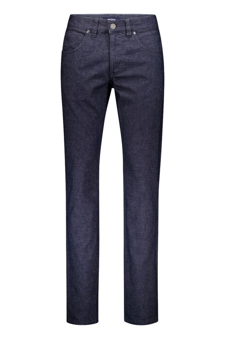 Gardeur Bill 5-Pocket Wool Look Soft Feel Easy Care Business Hero Broek Marine