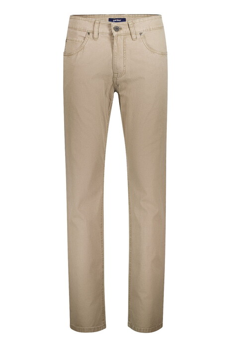 Gardeur Bill Authentic Chino Look Fine Texture Comfort Stretch Broek Camel