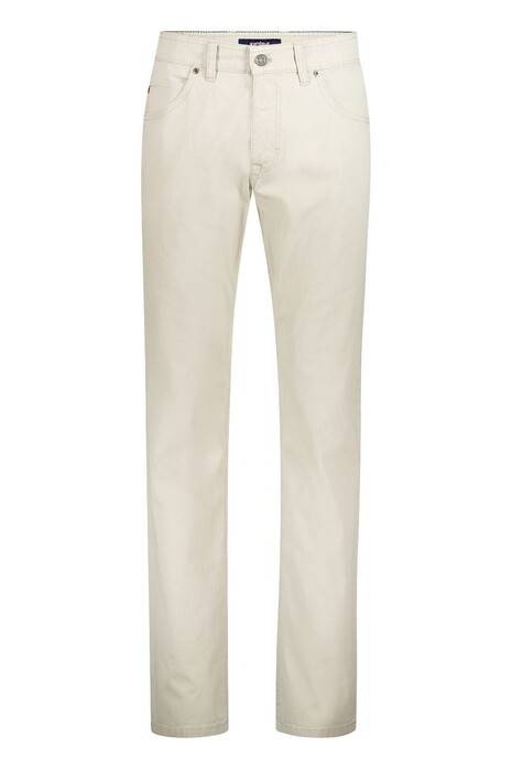 Gardeur Bill Authentic Chino Look Fine Texture Comfort Stretch Broek Licht Zand