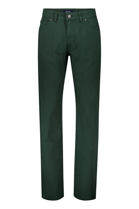 Gardeur Bill Cottonflex Organic Cotton Tencel Blend Cashmere Touch Broek Donker Groen