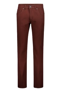 Gardeur Bill Cottonflex Organic Cotton Tencel Blend Cashmere Touch Broek Roestrood