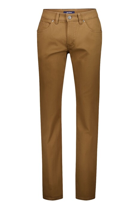 Gardeur Bill Cottonflex Organic Cotton Tencel Blend Cashmere Touch Broek Tabac