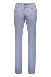 Gardeur Bill Everyday Essential Fine Pattern Soft Touch Comfort Stretch Pants Mid Blue