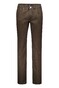 Gardeur Bill Everyday Fine Patterned Cotton Soft Touch Comfort Stretch Broek Bruin